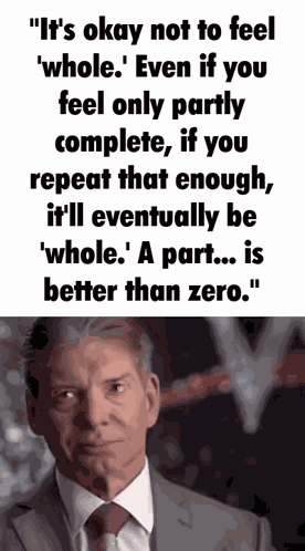 Vince Mcmahon Crying Quote GIF
