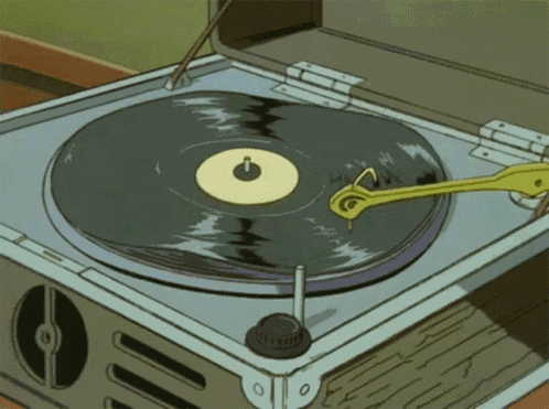 Vinyl Records Record Collection GIF