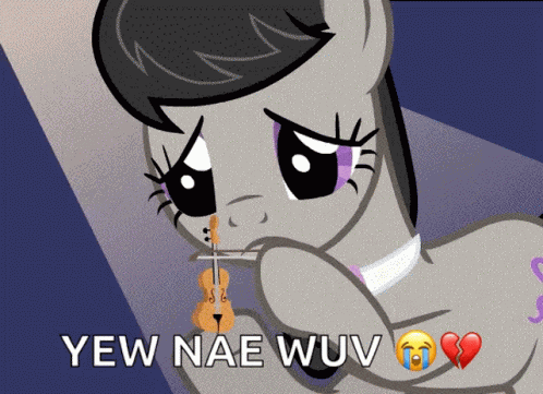 Violin Pony GIF