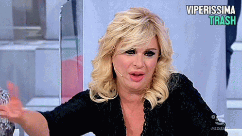 Viperissima Uominiedonne Trash Gif Reaction Tina Cipollari GIF