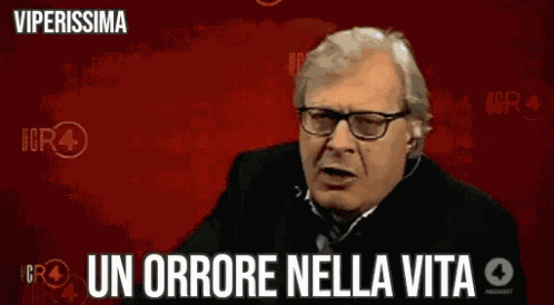 Viperissima Vittorio Sgarbi Cr4la Repubblica Delle Donne Trash Gif Reaction Tv Un Orrore Nella Vita Del Nostro Tempo GIF