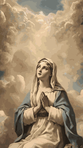 Virgin Mary Blessed Virgin GIF