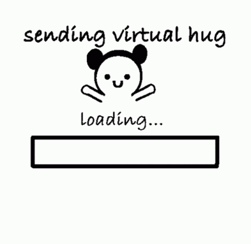 Virtual Hug Loading GIF