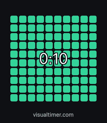 Visual Timer Countdown GIF