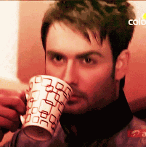 Vivian Dsena Sips Tea GIF