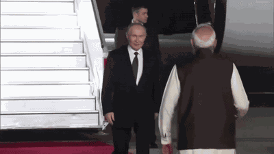 Vladimir Putin Narendra Modi GIF