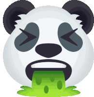 Vomit Panda Sticker