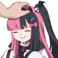 Vtuber Vtuber Headpat Sticker