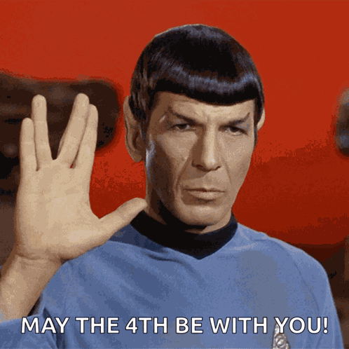 Vulcan Salute Spock GIF