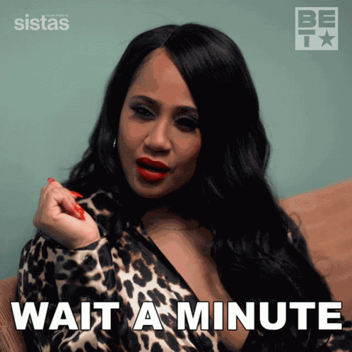 Wait A Minute Pam GIF