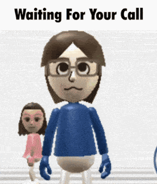 Waiting For Your Call Wii Play GIF