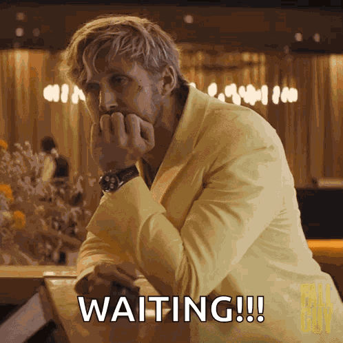 Waiting Patiently The Fall Guy GIF
