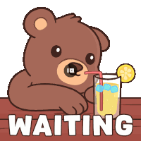 Waiting Waiting Patiently Sticker