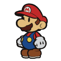 Walk Mario Sticker