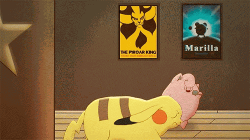 Walking Away Pikachu GIF