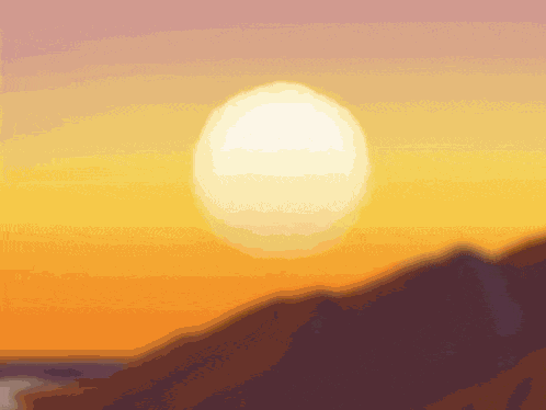 Walking Together Sunset GIF