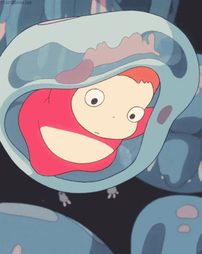 Wallpaper Ponyo GIF