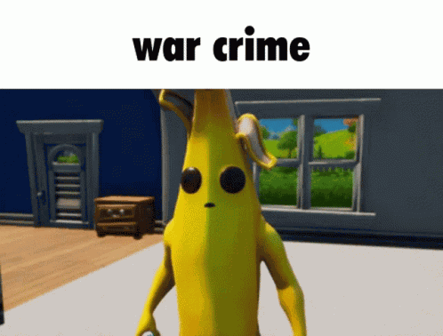War Crime Fortnite Banana GIF