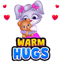Warm Hugs Love Sticker