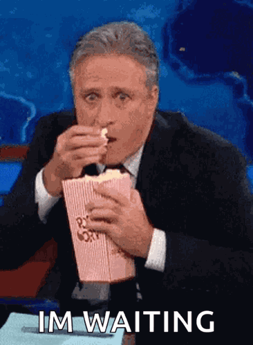 Watching Popcorn GIF