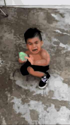 Water Balloon Cry GIF