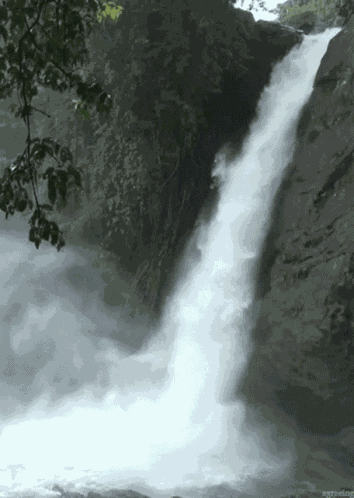 Waterfall Baby Who Ever Made It Is A Expert GIF