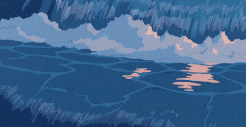 Waterfall Flowing Water GIF