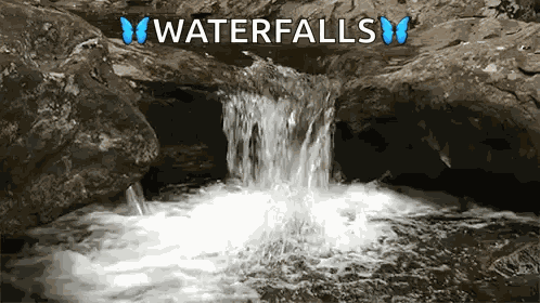 Waterfall Nature GIF