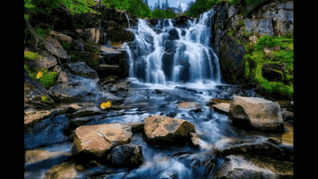 Waterfall Nature GIF