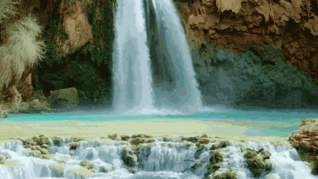 Waterfall Nature GIF