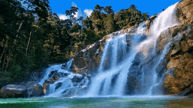 Waterfall Nature GIF
