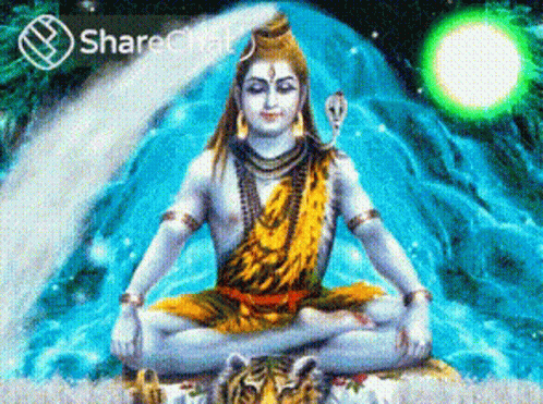 Waterfalls Shiva GIF