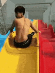 Waterslide Fail GIF