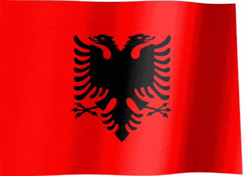 Waving Albanian Flag Waving Albania Flag GIF