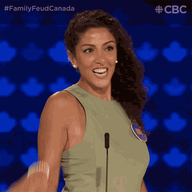 Waving Family Feud Canada GIF