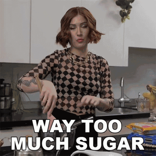 Way Too Much Sugar Candice Hutchings GIF