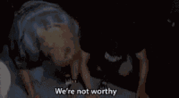 Waynes World Not Worthy GIF