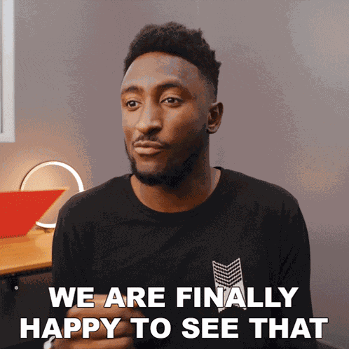 We Are Finally Happy To See That Marques Brownlee GIF
