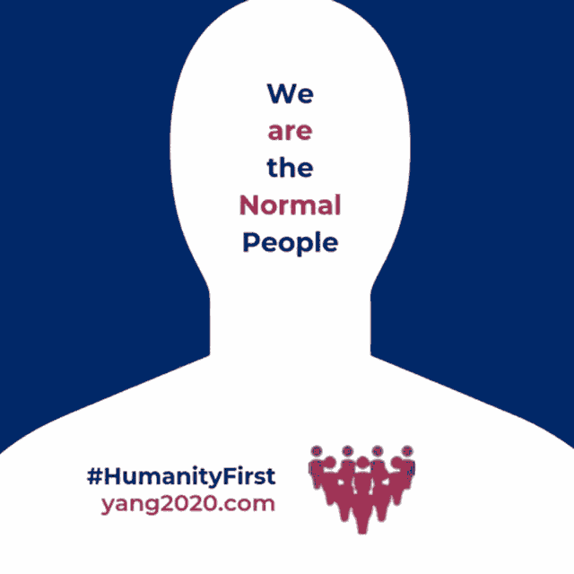 We Are The Normal People Andrew Yang GIF