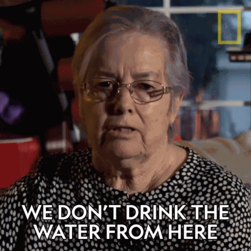 We Dont Drink The Water From Here Rafaela Tijerina GIF