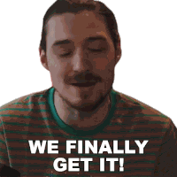 We Finally Get It Aaron Brown Sticker