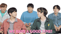 We Have A Good Time Thank You Sticker