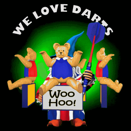 We Love Darts Woo-hoo GIF