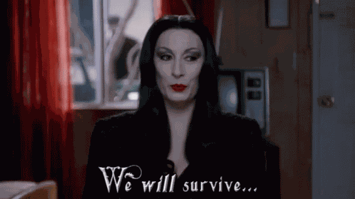 We Will Survive - The Addams Family GIF
