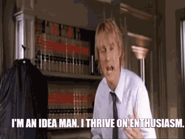 Wedding Crashers Idea Man GIF