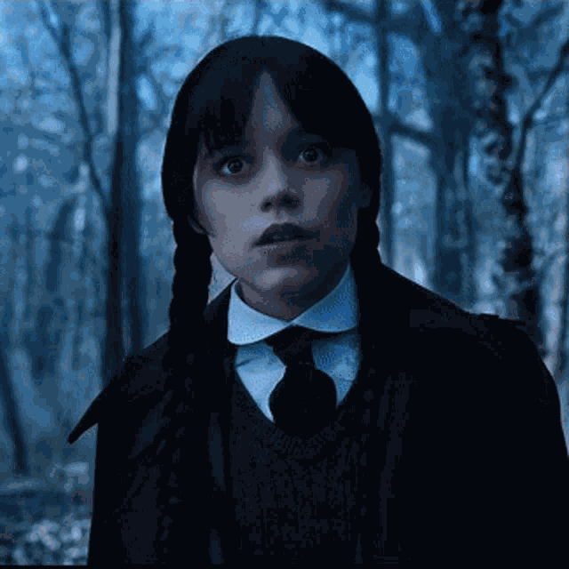 Wednesday Addams Jenna Ortega GIF