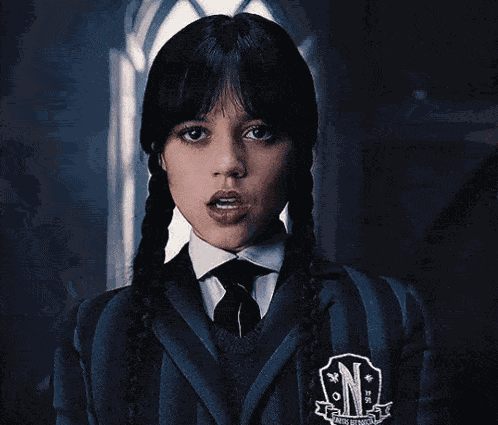 Wednesday Talking GIF