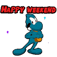 Week End Happy Weekend Sticker