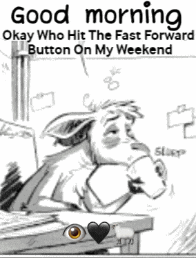 Weekend Over Welcome To Monday GIF