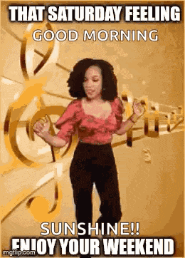 Weekend Vibes Happy Saturday GIF